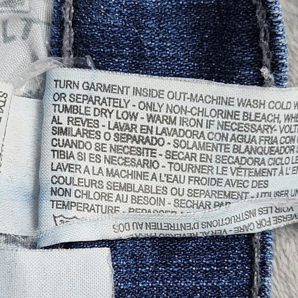 Gloria Vanderbilt Jeans Womens 10 SHORT Blue Amanda High Rise Slim Leg Stretch - Picture 10 of 16